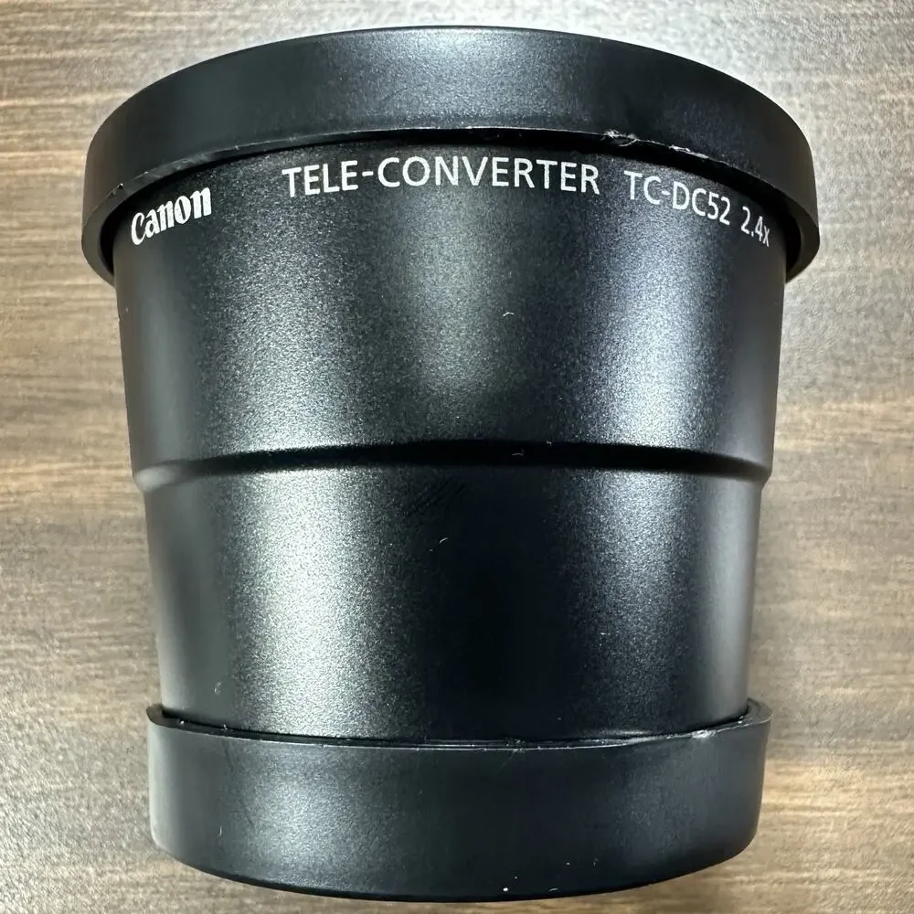 Canon TC-DC52 2.4x Tele Converter Lens Caps Pouch Made In Japan